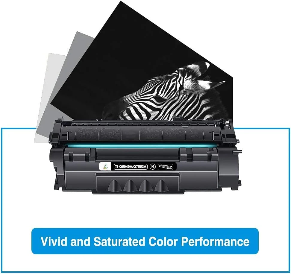 49A 53A High Yield Toner Cartridges 2-Pack Black HP 49A Q5949A 53A Q7553A 49X Q5949X HP LaserJet 1320 1320N 1320TN 1320NW 3390 P2015 P2015dn Printer Ink