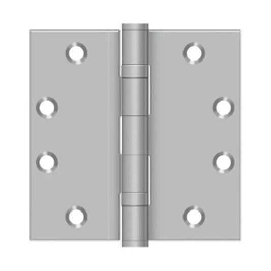 4.5 x 4.5 in. 2BB Square Stainless Steel Hinge, Brushed Stainless