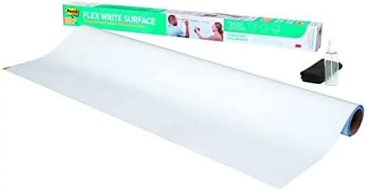 write surface, permanent marker wipes away with super-hydrophilic technology, 8 ft x 4 ft, white dry erase whiteboard film (fws8x4), white, 1 count (pack of 1)