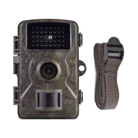 16MP 1080P Wildlife Trail Camera with 2.0 Inch TFT Color Screen - Features 0.8s Trigger Time, Infrared Night Vision, Motion Activation, and IP66 Waterproof Rating