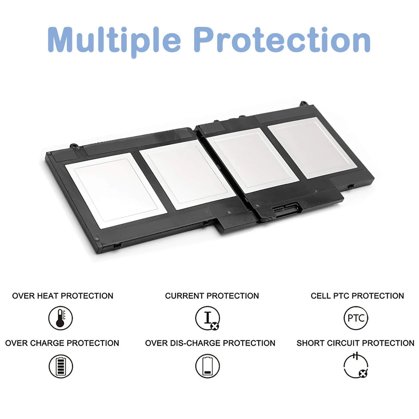 51WH Battery Dell Latitude E5250 E5450 E5550 3150 3160 3550 5550 5450 5250 Series Laptop Notebook G5M10 08V5GX 8V5GX WYJC2 0WYJC2 R9XM9 TXF9M VMKXM 5XFWC PF59Y 1KY05 451-BBLN 451-BBLL 451-BBLK