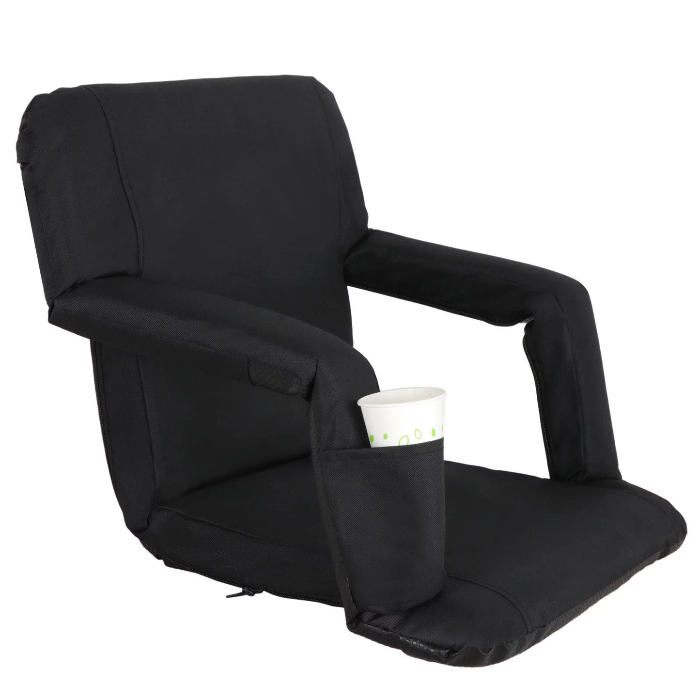 ZENY Black Stadium Seats (2 Pieces)