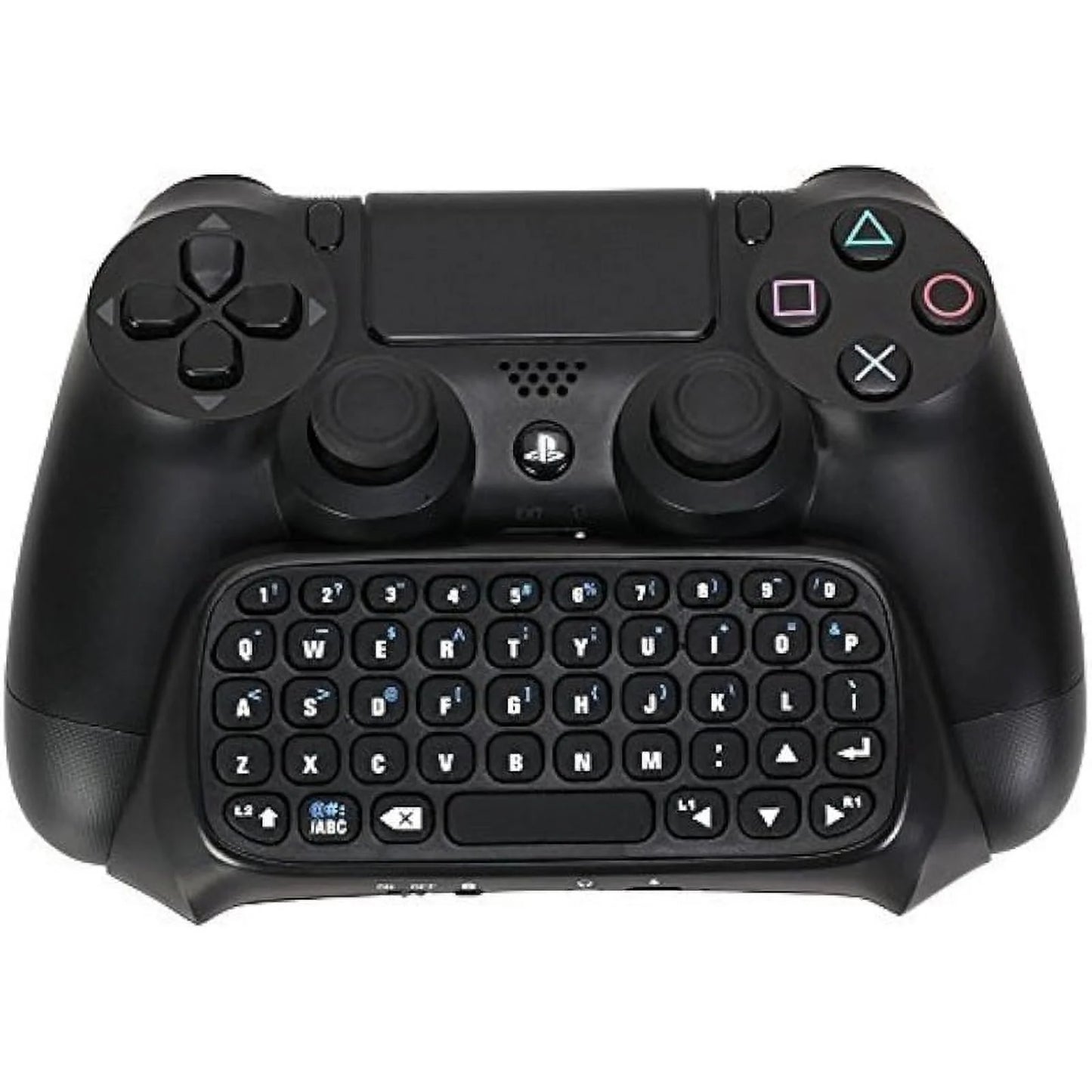 Wireless Mini Bluetooth Keyboard - Keypad Gamepad Joystick Text Messager Chatpad Adapter with Gaming Controller Black