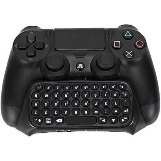 Wireless Mini Bluetooth Keyboard - Keypad Gamepad Joystick Text Messager Chatpad Adapter with Gaming Controller Black