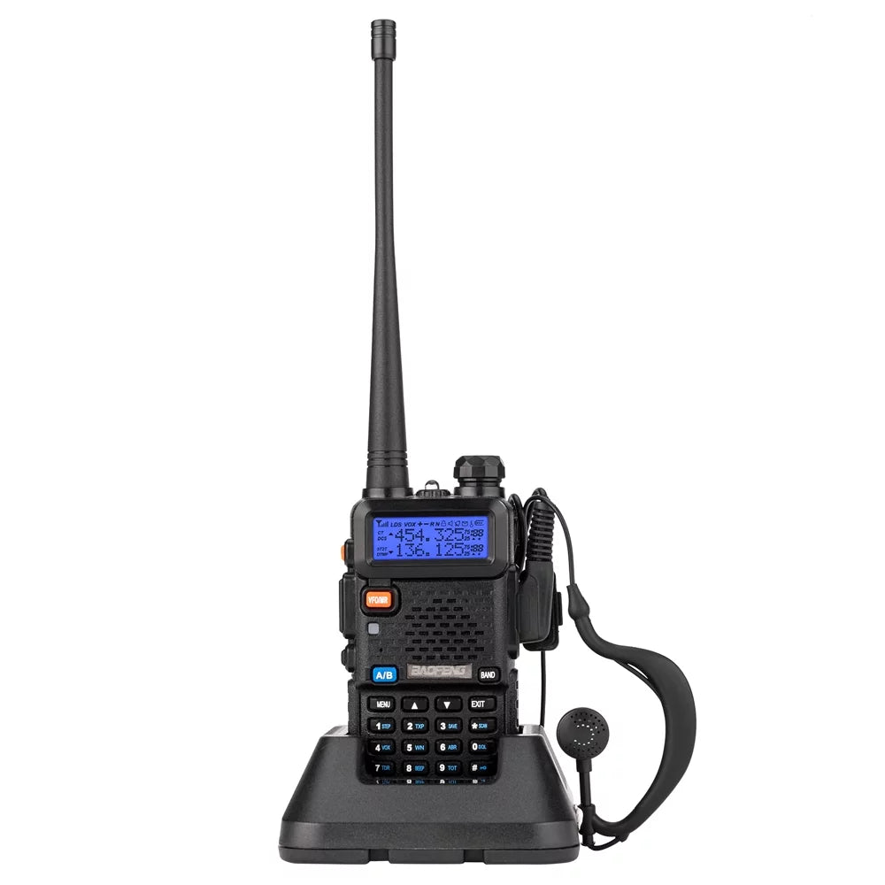 UBesGoo Baofeng UV-5R Dual Band Radio RF 5W FM Ham two Way Radio 1800 mAh Walkie Talkie