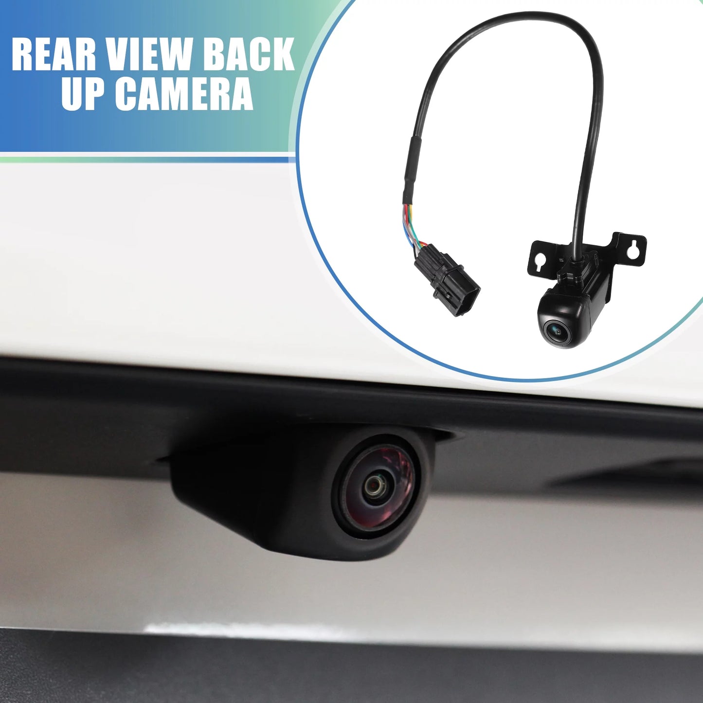 Unique Bargains Rear View Camera Back Up Camera Rear Park Assist Reverse Camera Hyundai Santa Fe Sport 2017-2018