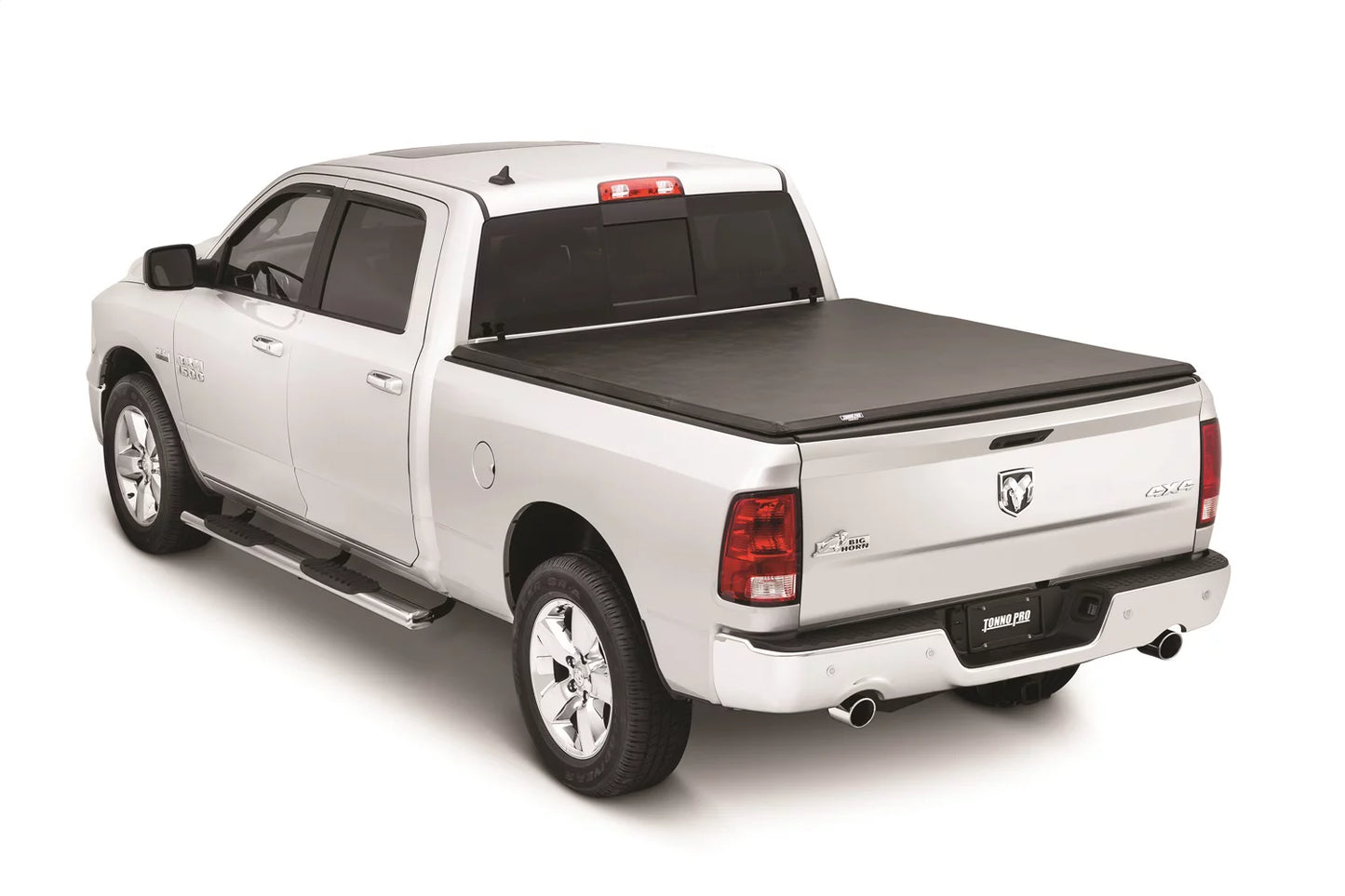 Tonno Pro Hard Fold, Hard Folding Truck Bed Tonneau Shield | HF-260 | Fits 2019 - 2023 Dodge Ram 1500/2500/3500 6' 4" Bed (76.3")