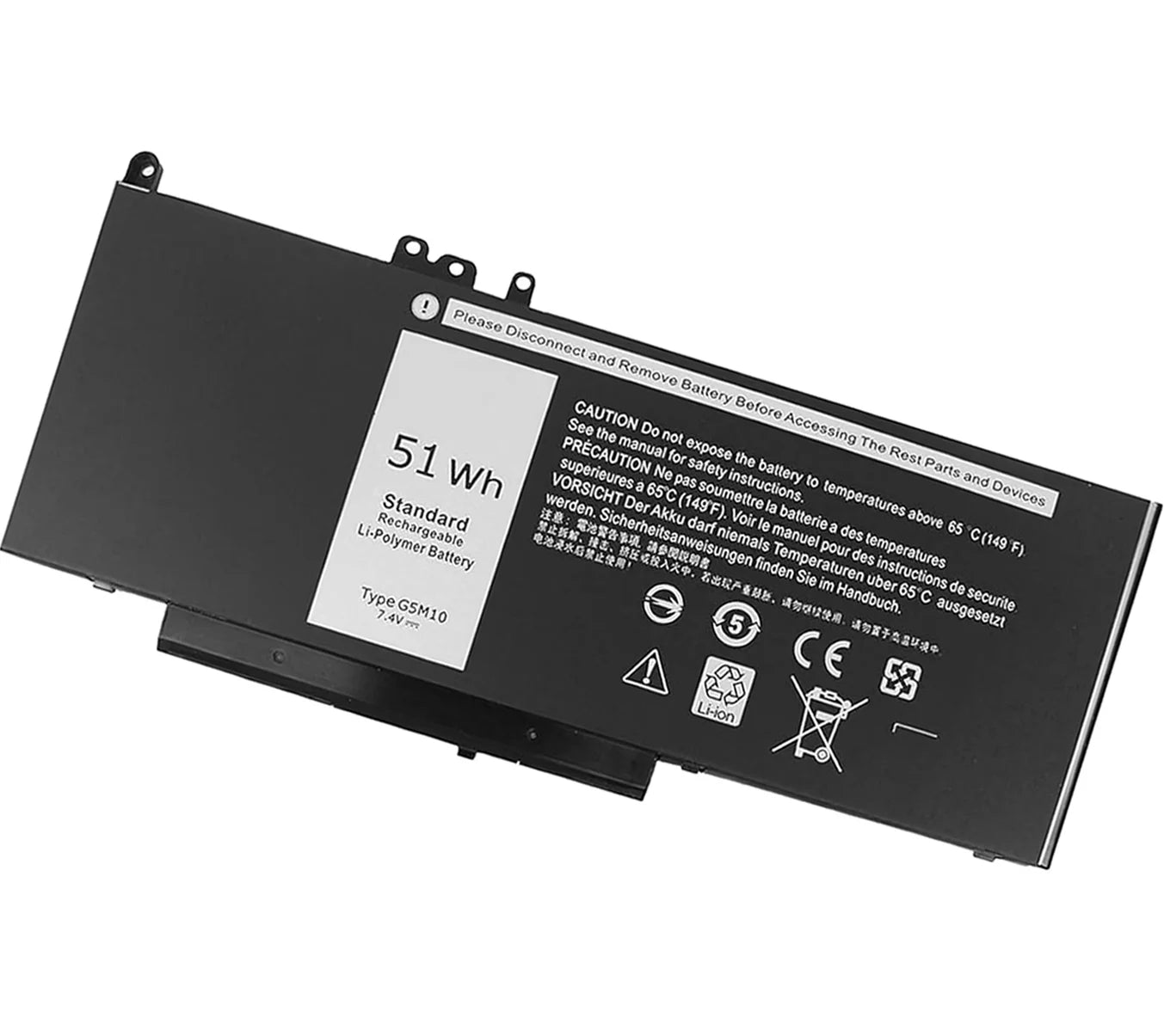 51WH Battery Dell Latitude E5250 E5450 E5550 3150 3160 3550 5550 5450 5250 Series Laptop Notebook G5M10 08V5GX 8V5GX WYJC2 0WYJC2 R9XM9 TXF9M VMKXM 5XFWC PF59Y 1KY05 451-BBLN 451-BBLL 451-BBLK