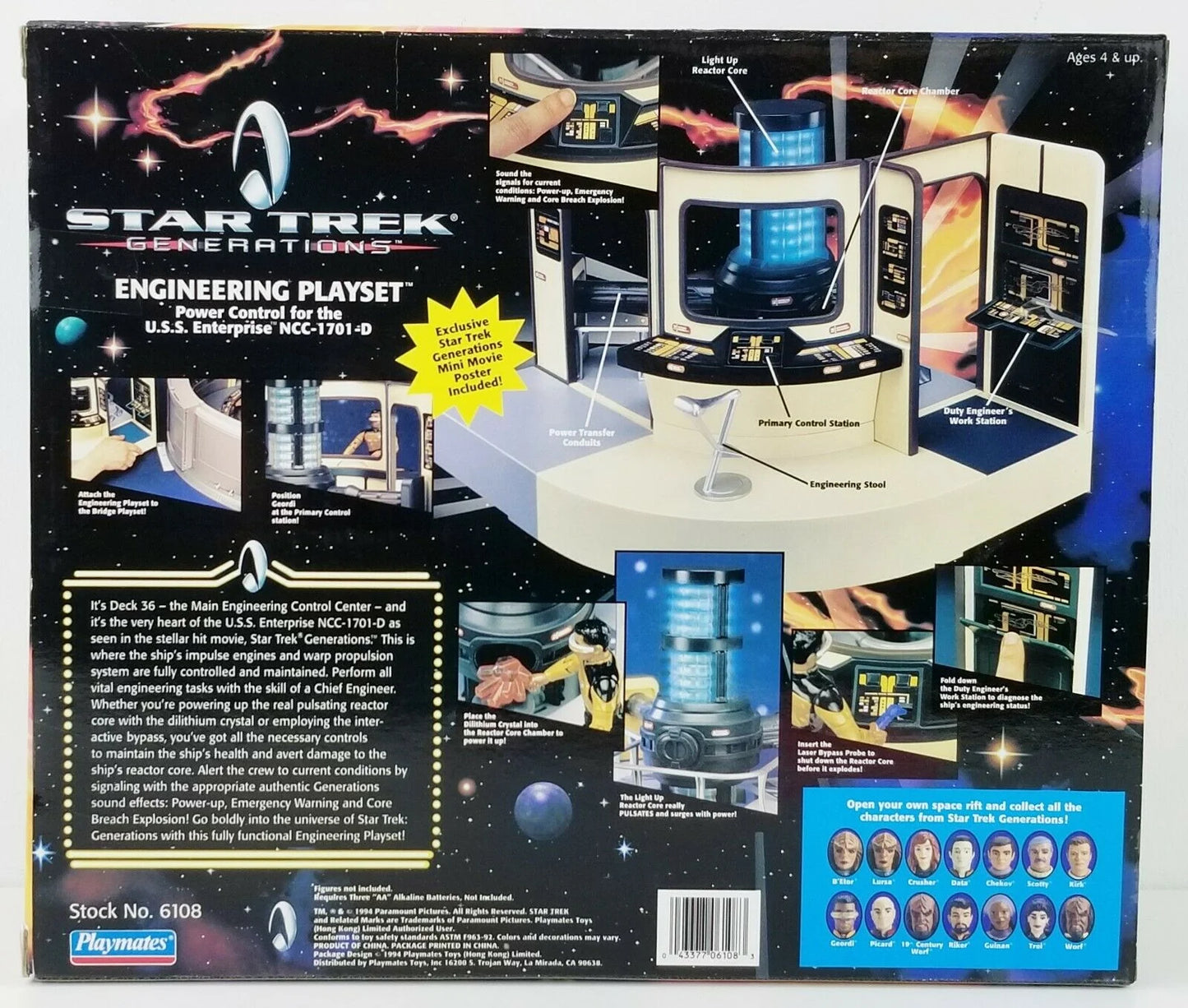 Star Trek Generations Engineering Playset