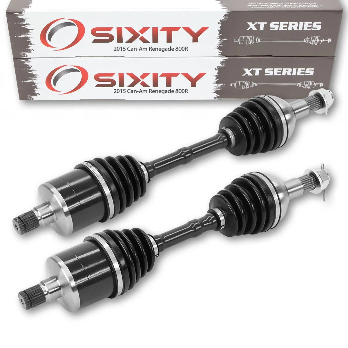 2 pc Sixity XT Rear Left Right Axle Suitable with Can-Am Renegade 800R 2015 - EFI 4X4